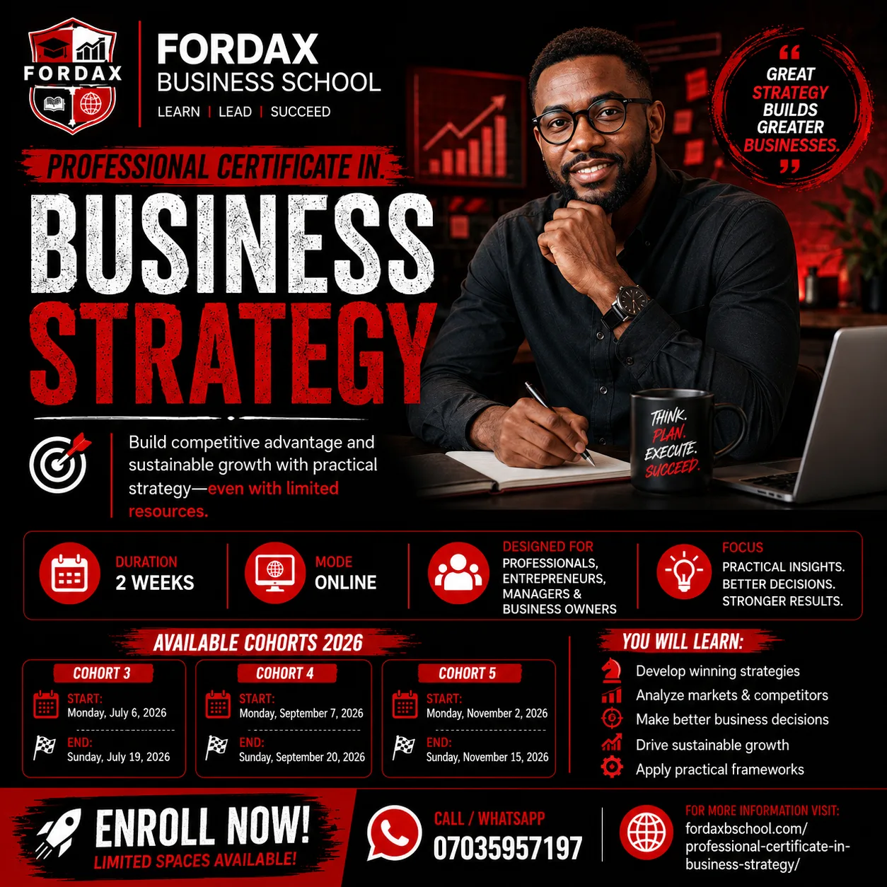 Professional Certificate in Business Strategy